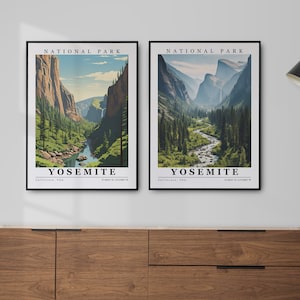 Yosemite National Park Wand Kunst Digital Download Benutzerdefinierte Drucke Yosemite Print Yosemite Poster Yosemite Leinwand - Wohnkultur - Souvenir Natur