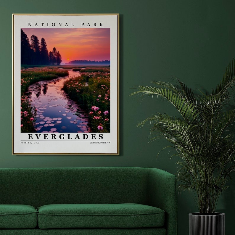 Everglades National Park Wall Art Digital Download Custom Prints Everglades Print Everglades Poster Everglades canvas home decor Souvenir image 4