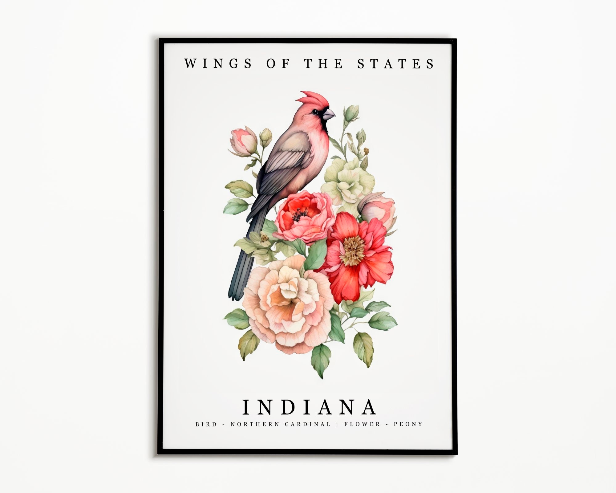 Cute Gifts with Indiana State Bird: Northern Cardinal