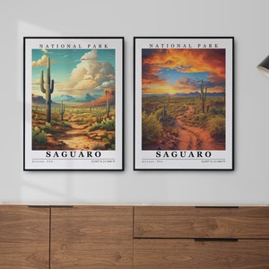 Saguaro National Park Wall Art Digital Download Custom Prints Saguaro Print Saguaro Poster Saguaro canvas - home decor - Souvenir
