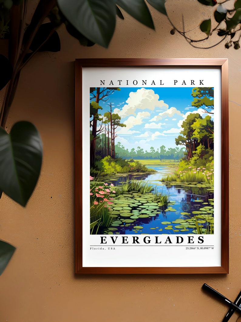 Everglades National Park Wall Art Digital Download Custom Prints Everglades Print Everglades Poster Everglades canvas home decor Souvenir image 7