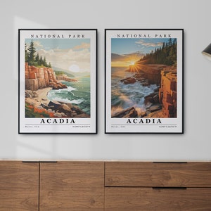 Acadia National Park Wall Art Digital Download Custom Prints Acadia Print Acadia Poster Acadia canvas - home decor - Souvenir