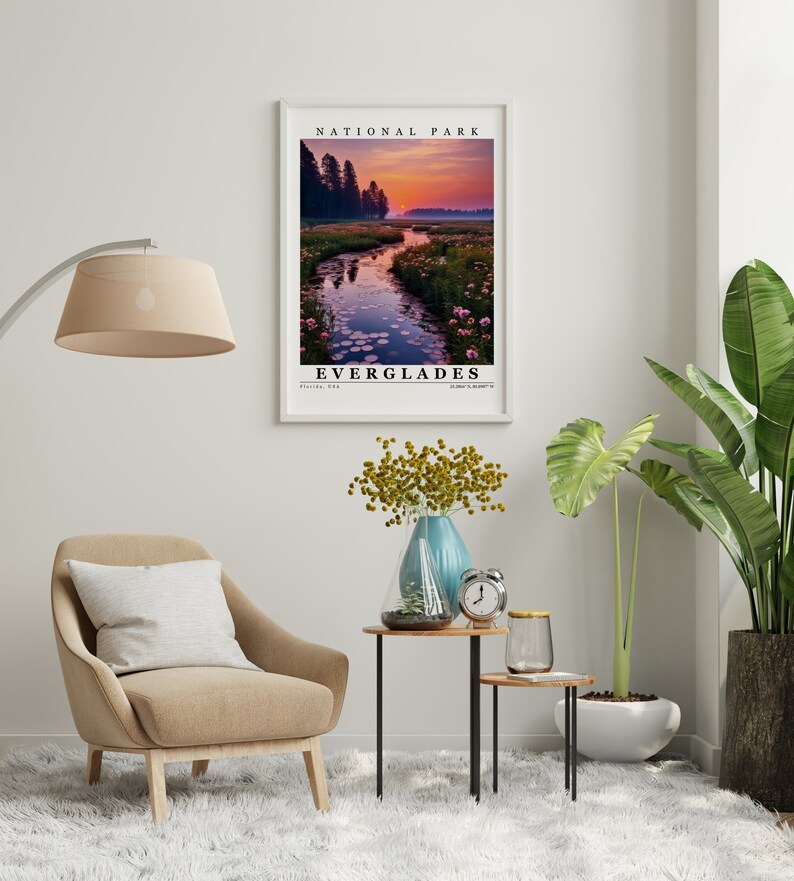 Everglades National Park Wall Art Digital Download Custom Prints Everglades Print Everglades Poster Everglades canvas home decor Souvenir image 3