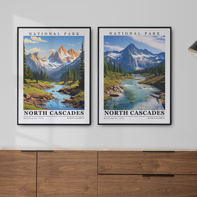 North Cascades Print - Etsy