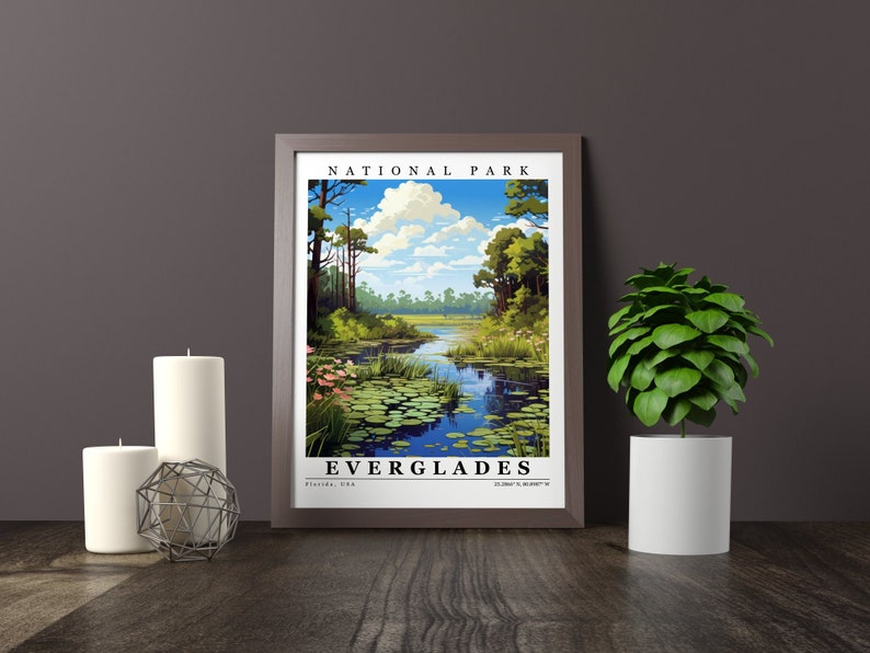 Everglades National Park Wall Art Digital Download Custom Prints Everglades Print Everglades Poster Everglades canvas home decor Souvenir image 6