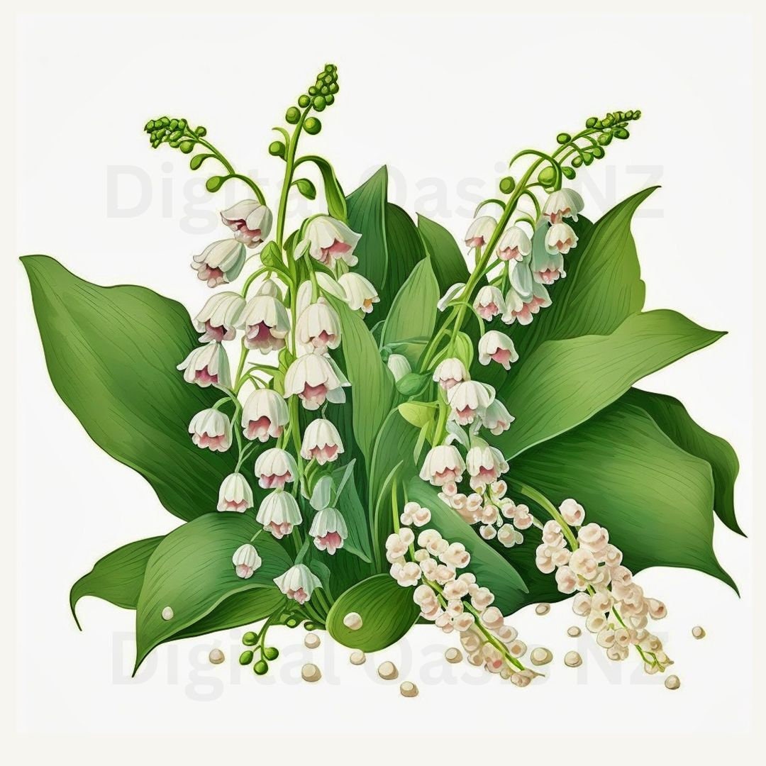The Enchanting Beauty of the Lily of the Valley: A Fragrant Delight - Etsy