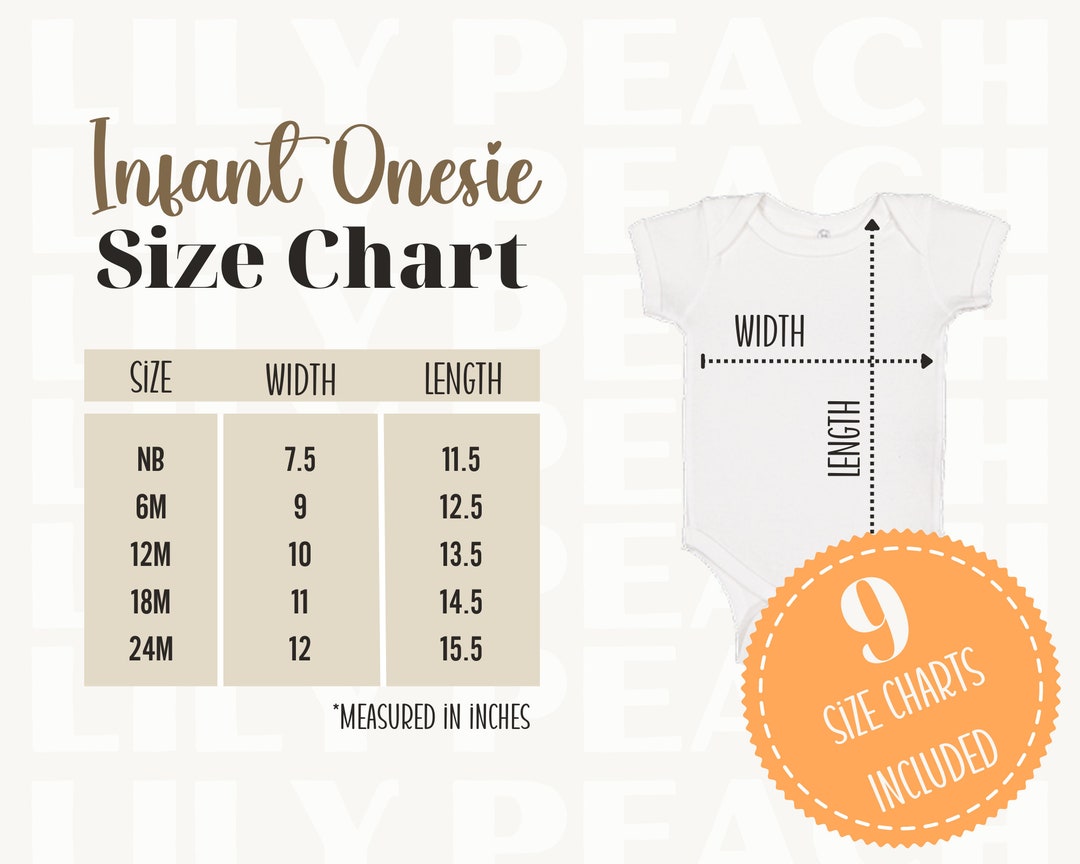 Rabbit Skins 4424 Size Chart, Baby Infant One-piece Onesie Bodysuit ...