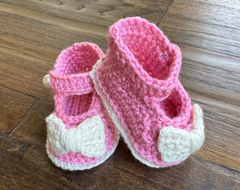 Chaussons bébé faits main