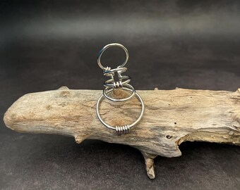 Platinum Plated Ear Cuff: Bohemian No Piercing Single Earring