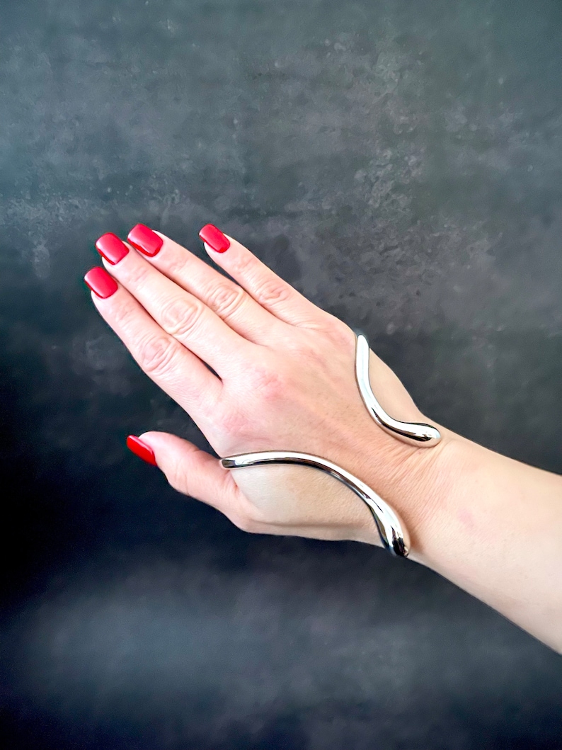 Platinapläterat armband: Elegant unisexdesign, utan missfärgningar bild 1