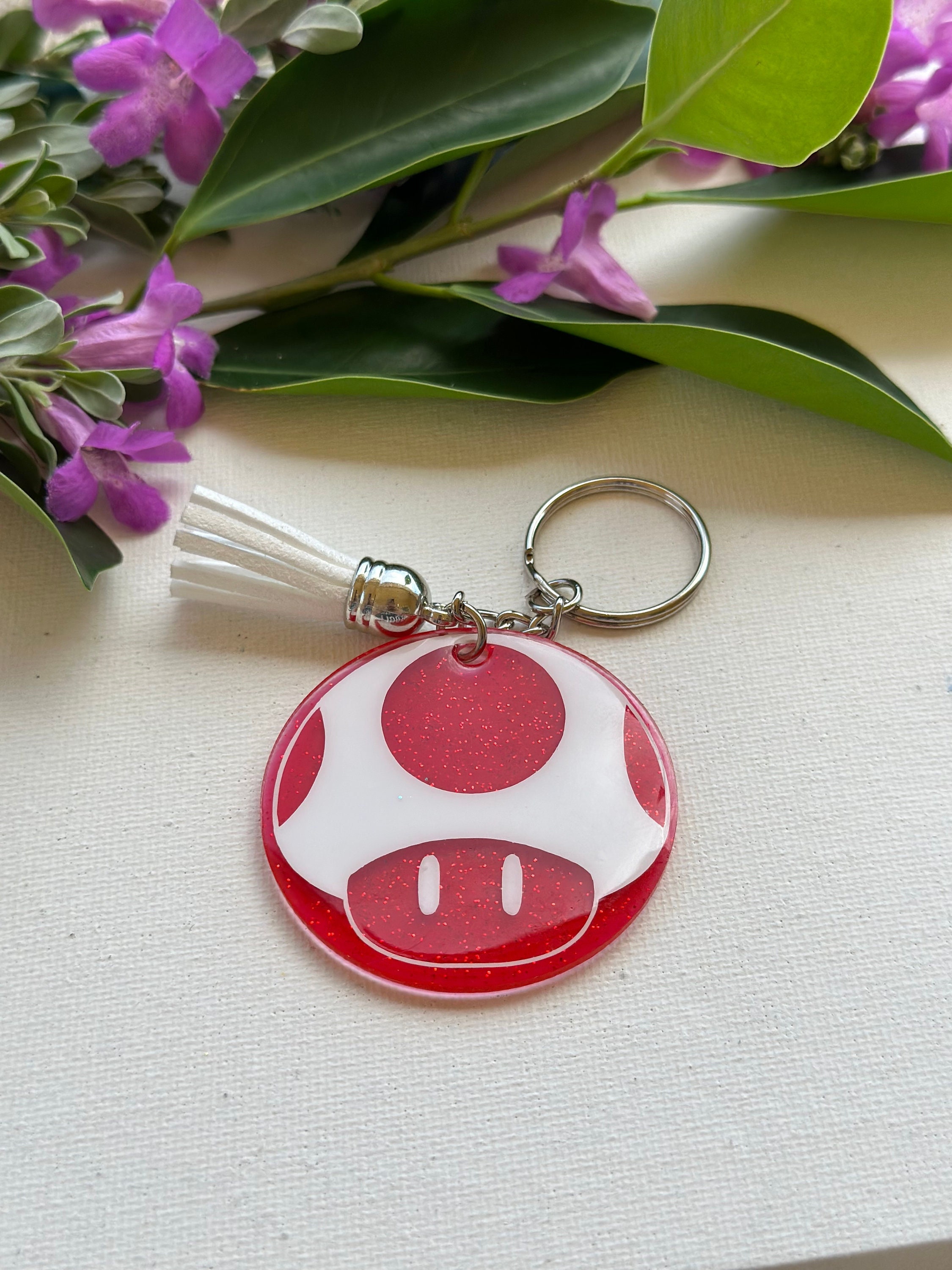 Super Mario Brothers Shrinky Dink Necklace for Video Games Day!