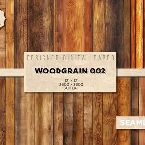 10 Wood Grain Seamless 002 / carta digitale effetto legno carta digitale effetto legno texture effetto legno senza soluzione di continuità sfondo in legno uso commerciale