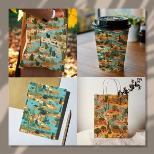 Desert Oasis | 10 Seamless Patterns Digital Paper Desert Oasis Art ...