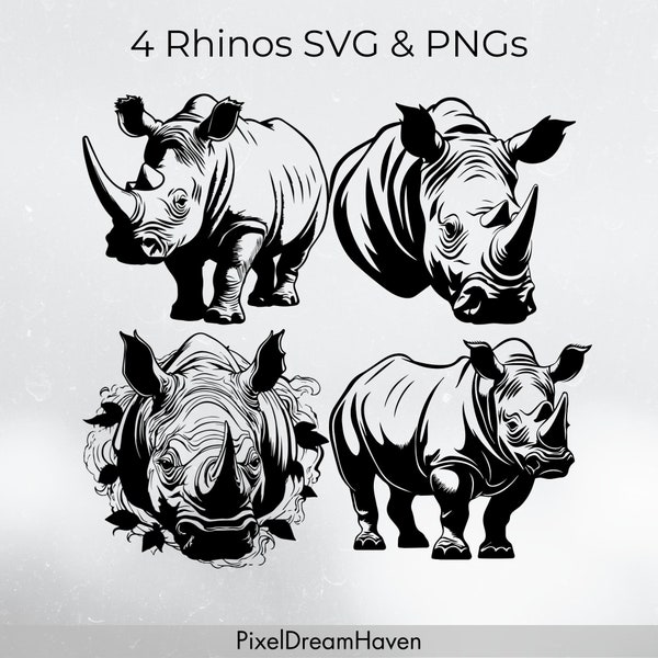 Rhino Svg, Rhino Png, Rhino Clip Art, Rhino Graphic, Rhino Vector, Rhino Icon, Rhino Logo, Rhino Decal, Rhino Design, Rhino Cut File