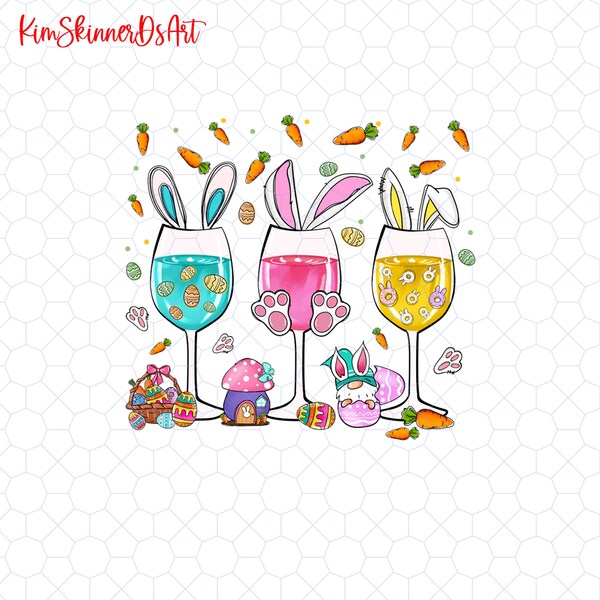 Wine Lover Easter Day Png, Cute Bunny Drinking Png, Drink Drank Drunk Png, Wine Bunny Easter Png, Wine Glasses Easter Png, Easter Drinking