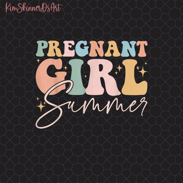 Pregnant Girl Summer Png, Pregnant Girl Png, Baby Announcement Png, Pregnancy Reveal Png, Mother's Day Gift, Baby Shower Gift, New Mom Gift