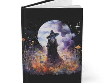 Witch under the Moonlight Hardcover Journal Matte