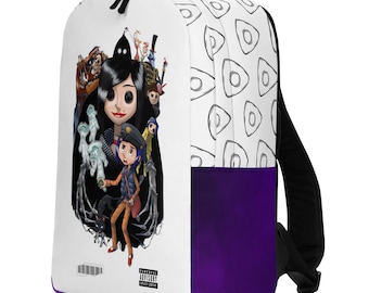 Coraline Backpack: Water-Resistant Polyester Laptop Bag