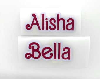 Personalised Vinyl Decal Name Sticker | Personalise | Water Bottles | Starbucks Cups | Laptops | Notebooks | Car Decal & Much More...
