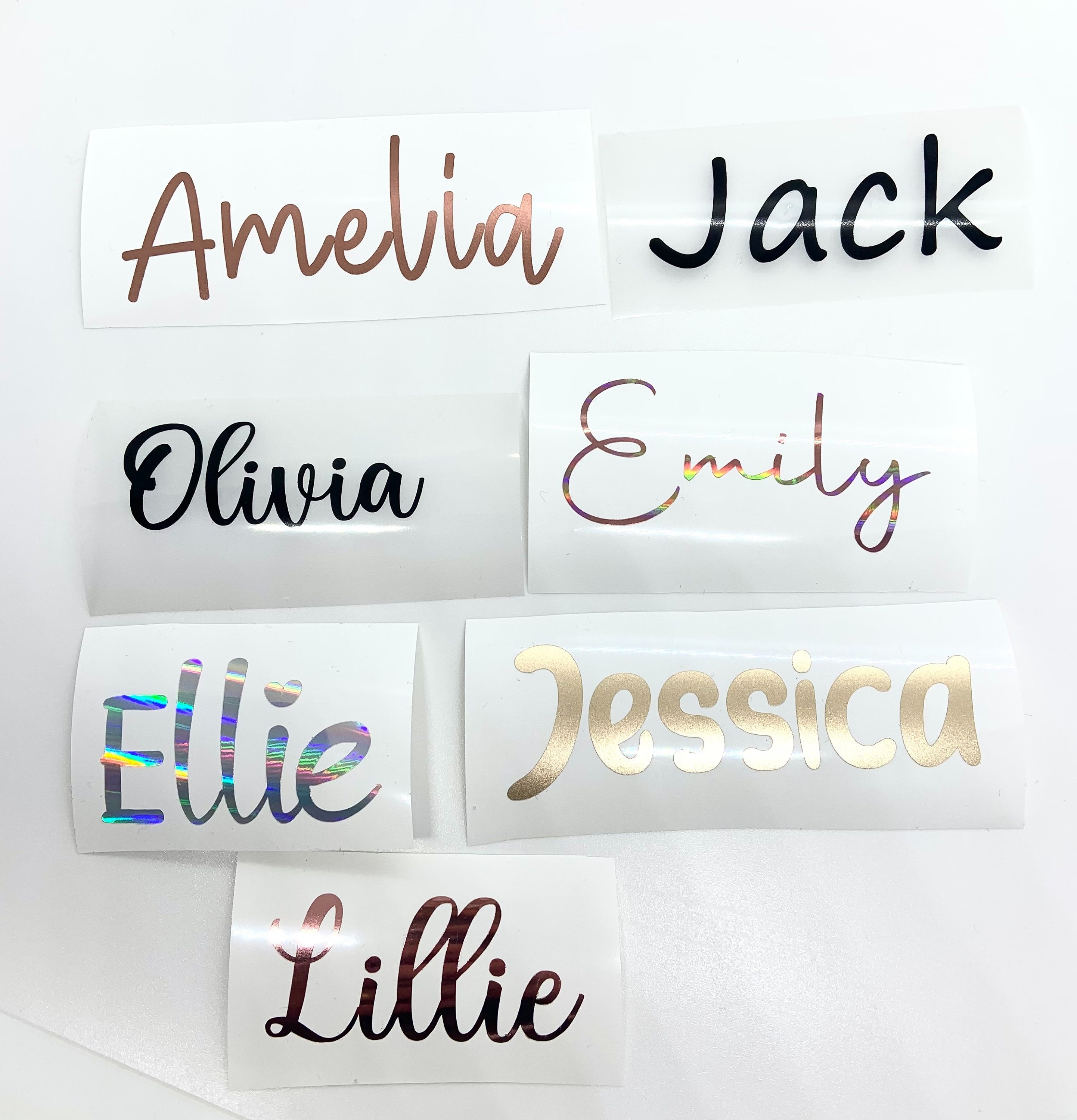 2 X Personalised Name Stickers - Drinks Bottle Gym - Foto 9