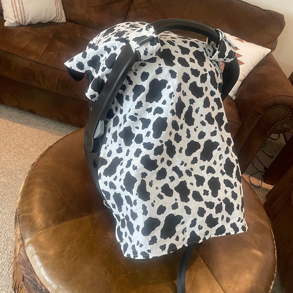 Cow Print Car Seat Covers Etsy
