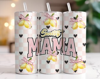 Coquette lemon png coquette bow png Coquette clipart design retro mama png pink bow png soft girl aesthetic png coquette tumbler wrap 20oz