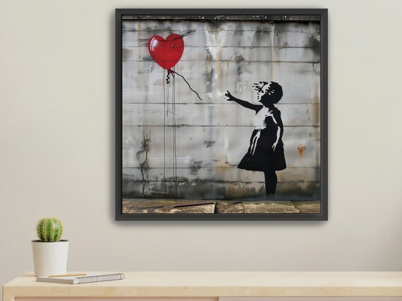 バンクシー Banksy Heart Balloon エスタンプ リトグラフ バンクシー 【Balloon Heart】エスタンプリトグラフ 美術品