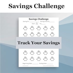 Savings Tracker Challenge, Savings Goal, Budgeting Tool