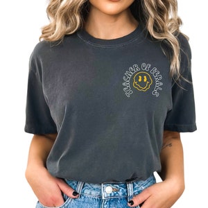 Teacher of Ferals (Comfort Colors) unisex tee shirt school kids retro graphic tee great gift (free US shipping!)