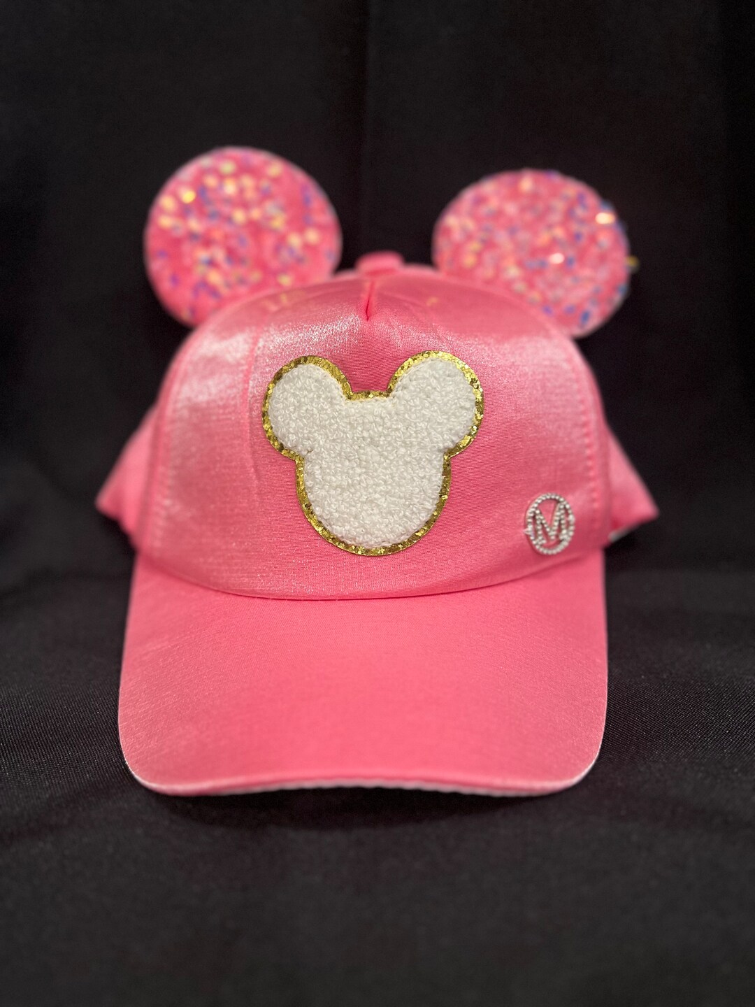 Disney Inspired Little Girl Baseball Cap With Ears Disney Etsy