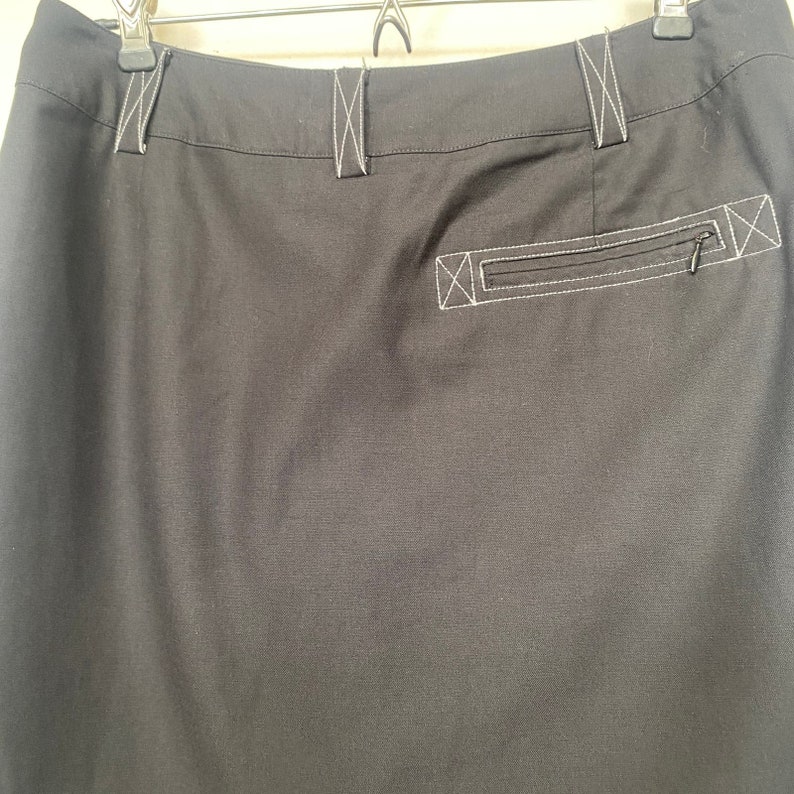 Mini jupe plissée noire Liz Claiborne Golf avec poches printemps-été image 7