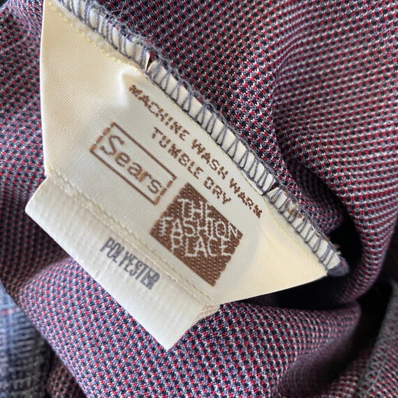 Vintage 1970s Sears Plaid Pattern Skirt - image 4