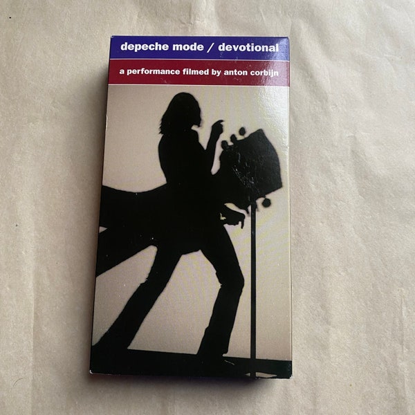 Depeche Mode Devotional Anton Corbijn (VHS, 1993) European Tour - RARE