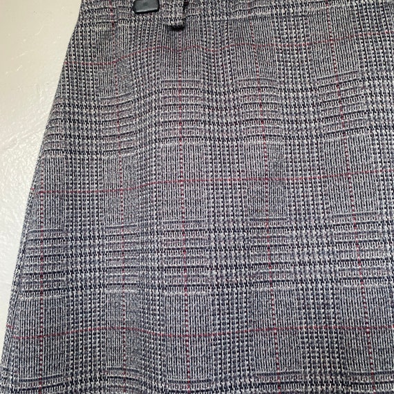 Vintage 1970s Sears Plaid Pattern Skirt - image 3