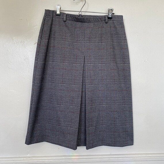 Vintage 1970s Sears Plaid Pattern Skirt - image 2