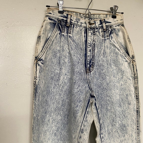 Vintage 1980s Bill Blass Acid Wash Jeans