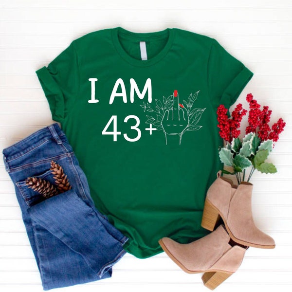 In my 44 Birthday Era, Girl 44th birthday, Girl Birthday, Turning 44, 44th Birthday Party,44th Birthday Shirt, Middle Finge, 44 funny design