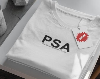 公共広告、政府は腐敗している、面白い政治Tシャツ、力強い声明