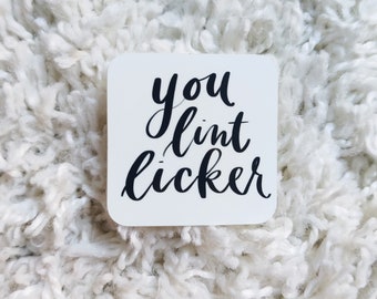 Lint Licker sticker