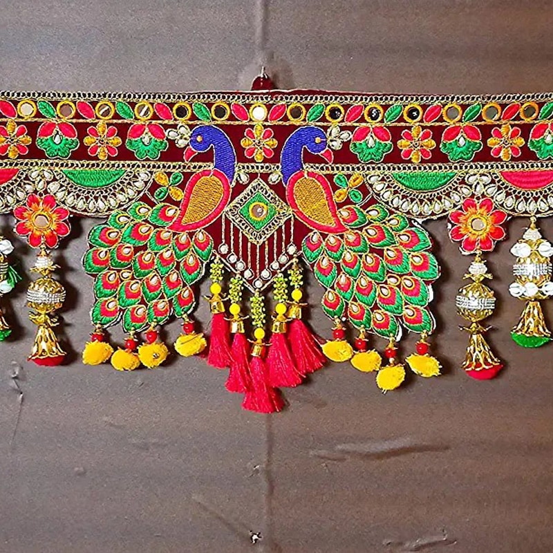 Festive Decor Hand Block Printed Traditional Toran