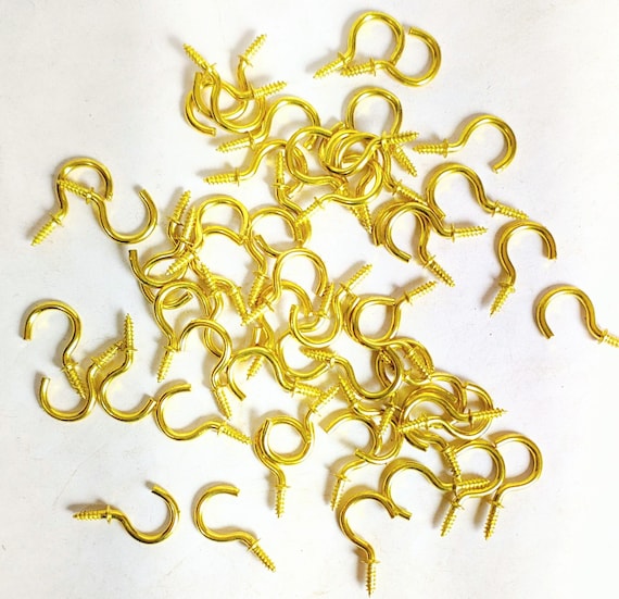 100 Ganci A Tazza In Ottone - Diametro 25mm, Per Soffitti E Pareti, Interni Ed Esterni - Foto 7