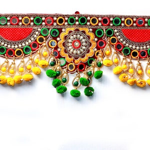 Handmade Decorative wall hanging toran for home decor design indian traditional pooja hanging item door window hanging decor