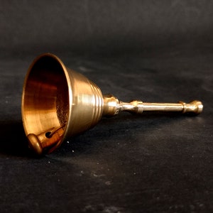 brass bells, decorative bells, solid bells, hand bell, craft bells, jingle bells, golden bells, temple bells, ghanti, gift for her, bells,