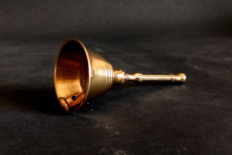 brass bells, decorative bells, solid bells, hand bell, craft bells, jingle bells, golden bells, temple bells, ghanti, gift for her, bells,