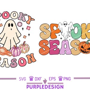 Spooky Vibes Funny Shirt Design SVG, Halloween Quote SVG, Halloween sublimation PNG, Halloween Gift, Funny Fall quote cut file for Cricut