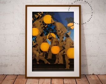 Maxfield Parrish "Lantern Bearers" Vintage Art Print (Digital Download)