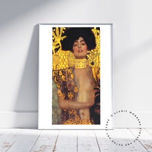 ULTRA HIGH QUALITY | Wall Art | Klimt | Gold | Art Nouveau | Gallery Wall Print | Vintage Wall Print | Printable Art | Digital Download |