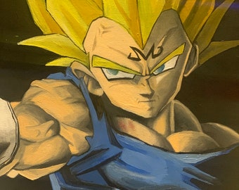 Majin Vegeta Acrylic painting