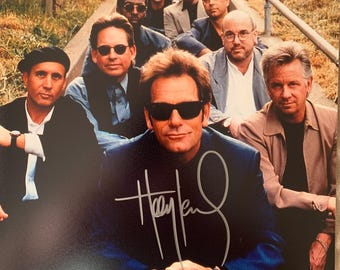 Huey Lewis Hand Signed 8x10 Photo With COA