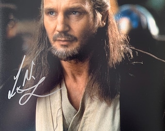 Liam Neeson Hand Signed 8x10 Photo With COA